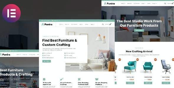 Funira – Custom Craft Furniture Elementor Template Kit